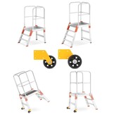 ALOSS®️ Wielen (2 stuks) voor Magazijnladders (Serie 95xx)