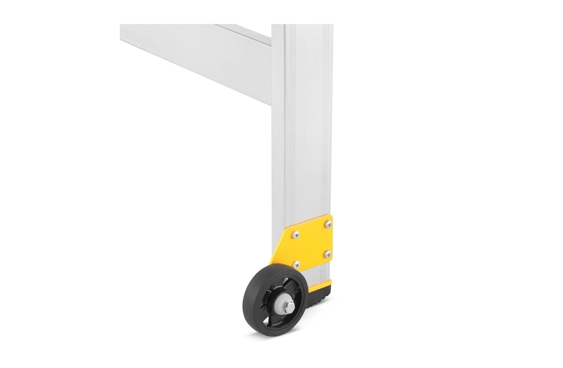 Wielen voor bordestrap - 2 stuks - Ø80 mm - met lagers