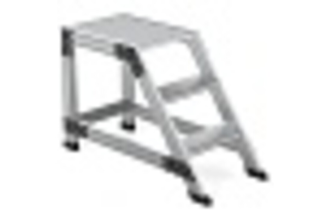Magazijnladder HIGHER 83PRO, aluminium, 3 treden