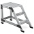 Magazijnladder HIGHER 83PRO, aluminium, 3 treden