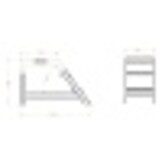 Magazijnladder HIGHER 83PRO, aluminium, 3 treden