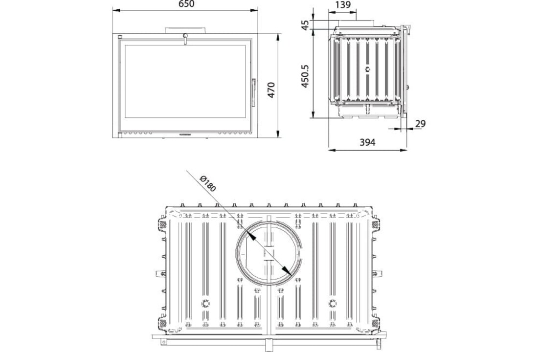 FERGUSS FGS LUX 18 Inzetkachel | 11,9kW | EkoProjekt 2022