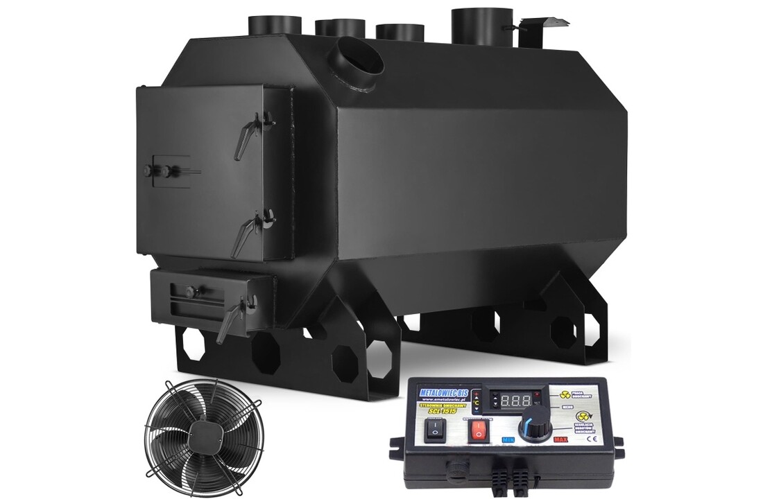 Luchtverwarmingskachel OKTAGON 45 kW met ventilator