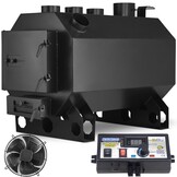 Luchtverwarmingskachel OKTAGON 45 kW met ventilator