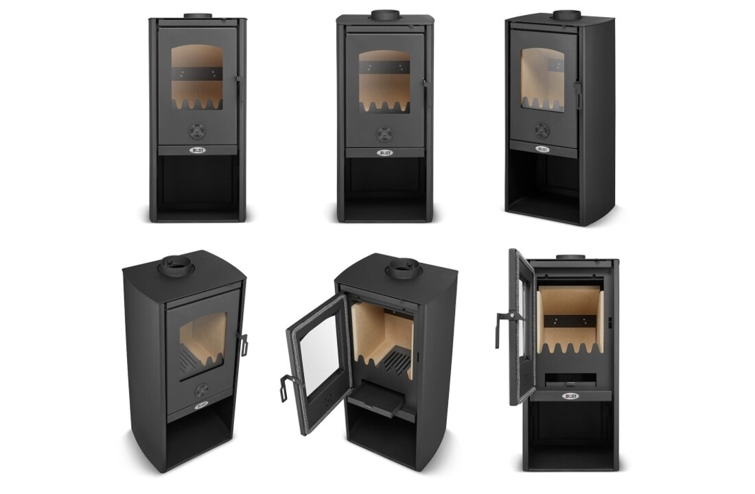 BLIST Polar Houtkachel Staal Loft 6,7 kW