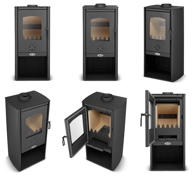 BLIST Polar Houtkachel Staal Loft 6,7 kW