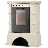 Tegelkachel houtkachel - 10kW - vrijstaand - ATOL - cappuccino