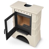 Tegelkachel houtkachel - 10kW - vrijstaand - ATOL - cappuccino