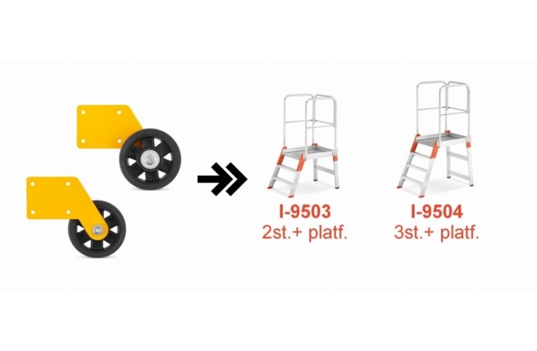 ALOSS 9504 Werkplatform - Werkhoogte 2,87 m