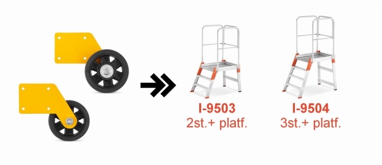 ALOSS 9504 Werkplatform - Werkhoogte 2,87 m
