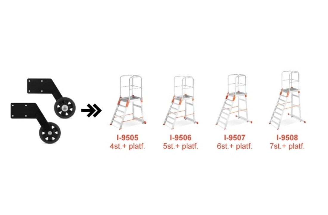 ALOSS 9504 Werkplatform - Werkhoogte 2,87 m