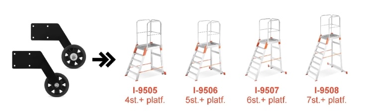 ALOSS 9504 Werkplatform - Werkhoogte 2,87 m