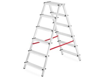 Dubbele Aluminium Ladder HIGHER 2x6 Treden - 3,30 m