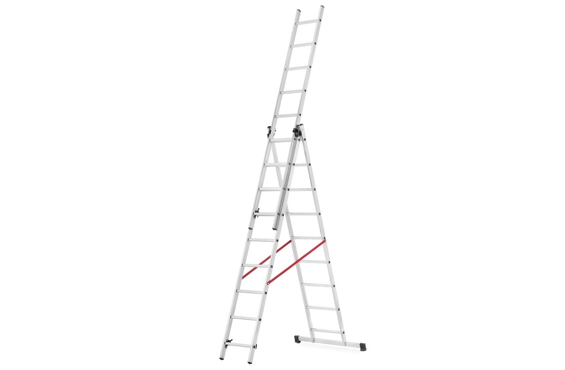 HIGHER 3x9 Aluminium Universele Ladder + GRATIS Haak