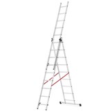 HIGHER 3x9 Aluminium Universele Ladder + GRATIS Haak