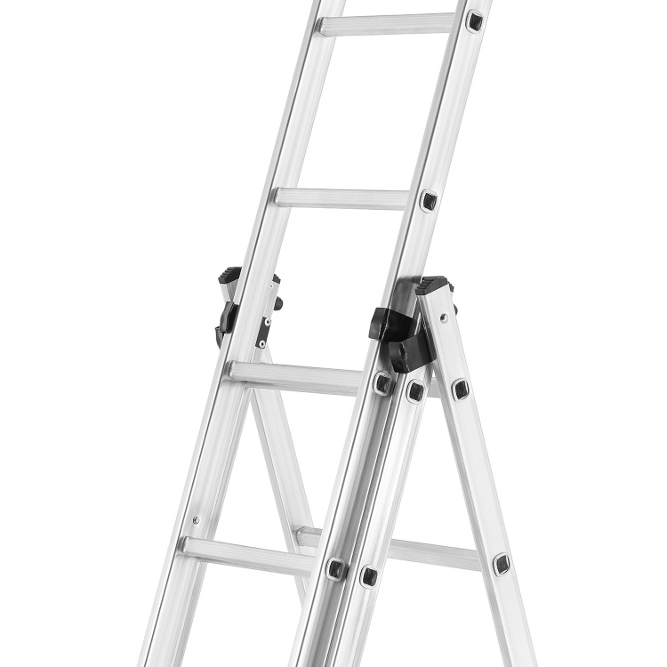 HIGHER 3x9 Aluminium Universele Ladder + GRATIS Haak