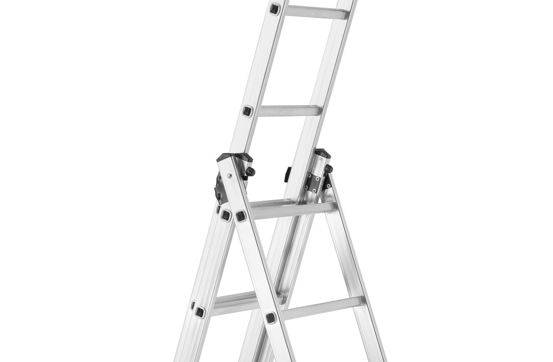 HIGHER 3x9 Aluminium Universele Ladder + GRATIS Haak
