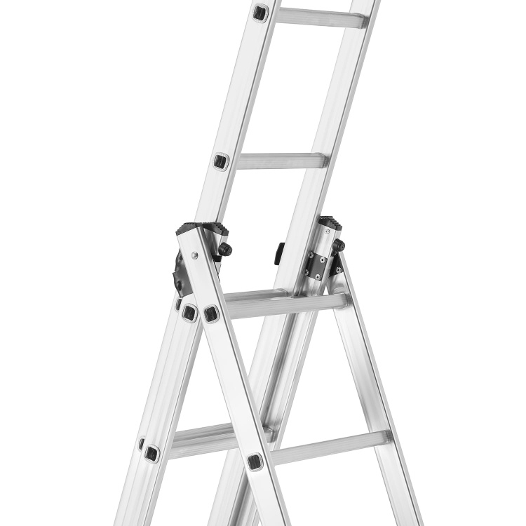 HIGHER 3x9 Aluminium Universele Ladder + GRATIS Haak