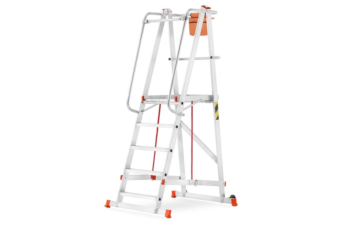 HIGHER Werkplatform S-8104 Alum. 5 treden 3.32m werkhoogte