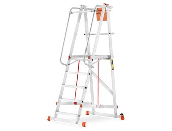 HIGHER Werkplatform S-8104 Alum. 5 treden 3.32m werkhoogte