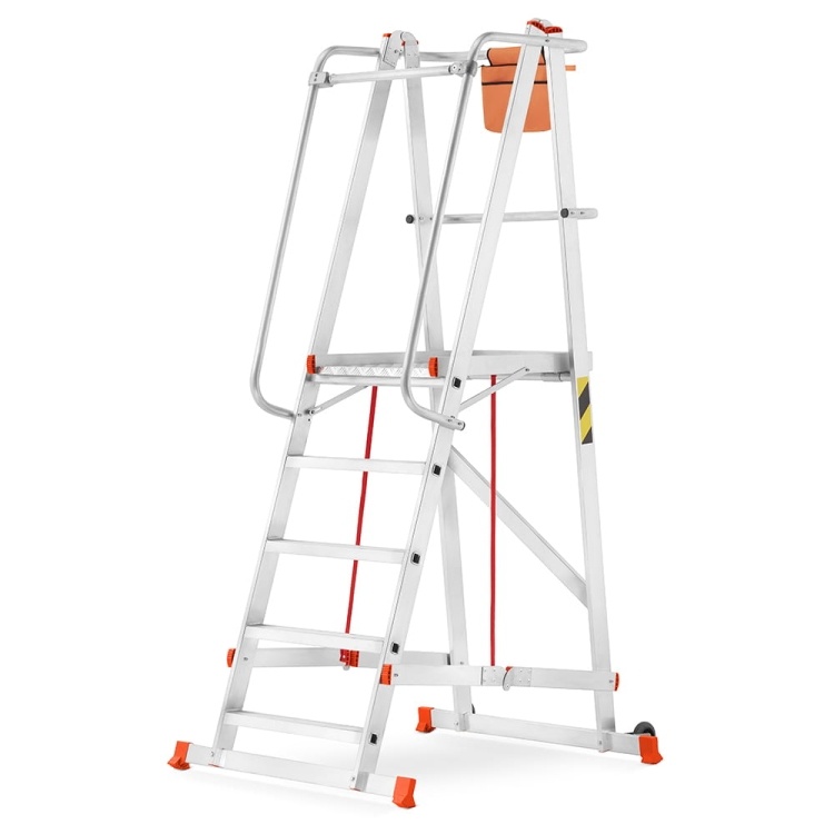 HIGHER Werkplatform S-8104 Alum. 5 treden 3.32m werkhoogte