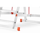 Magazijn bordestrap - 3,32 m werkhoogte - aluminium - HIGHER