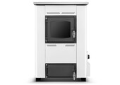 CV houtkachel met kookplaat - 25 kW - TEMY ES 25 - wit