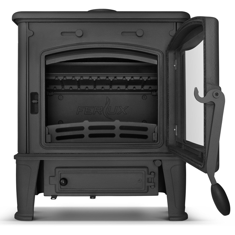 Houtkachel - 10,8 kW - gietijzer - kookplaat - Eco Design