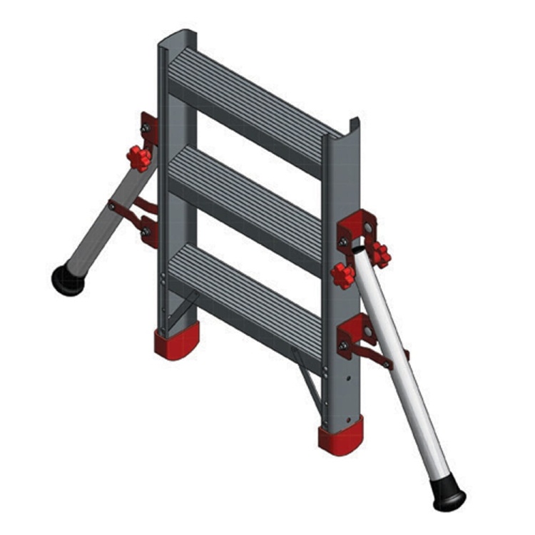 FARAONE Sella Aluminium Ladder 17 Treden