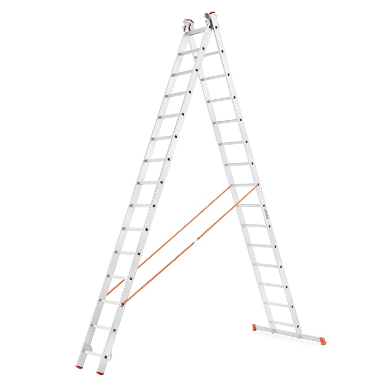 HIGHER 73PRO Professionele Aluminium Multifunctionele Ladder 3x12