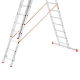 HIGHER 73PRO Professionele Aluminium Multifunctionele Ladder 3x12