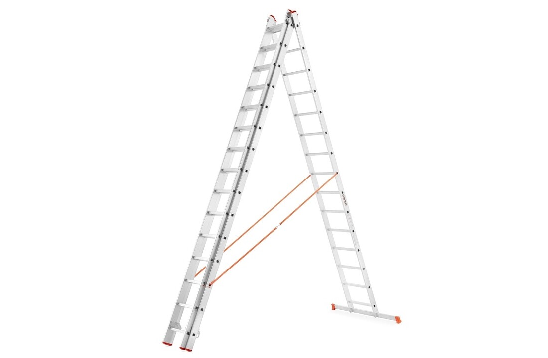 HIGHER 73PRO Professionele Aluminium Multifunctionele Ladder 3x12
