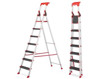 HIGHER ALU 7 Aluminium Werkplaatsladder - 7 Treden