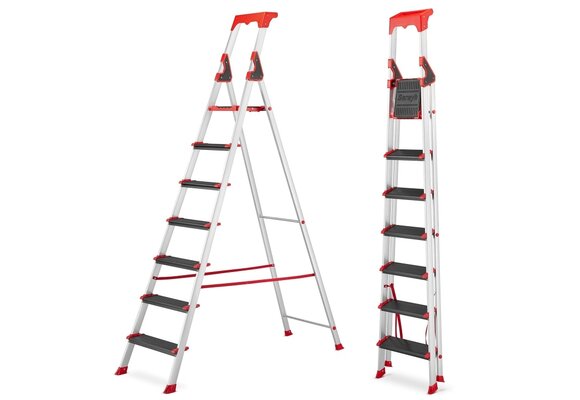 HIGHER ALU 7 Aluminium Werkplaatsladder - 7 Treden