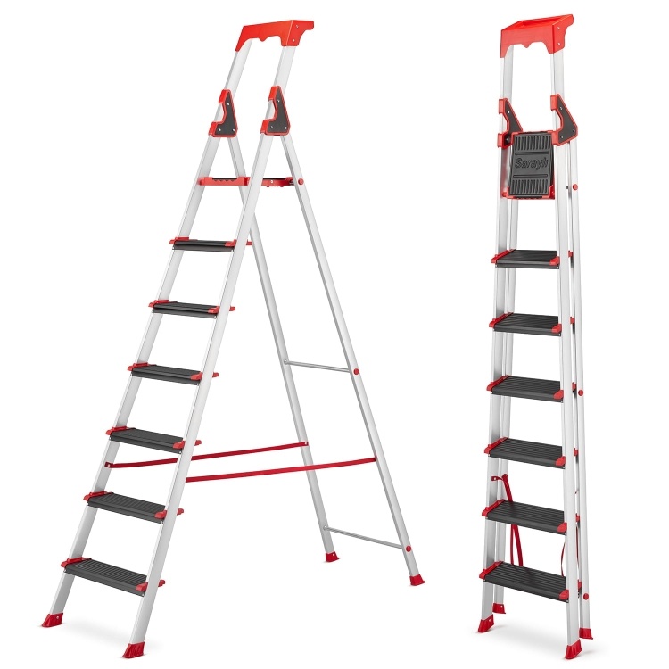 HIGHER ALU 7 Aluminium Werkplaatsladder - 7 Treden