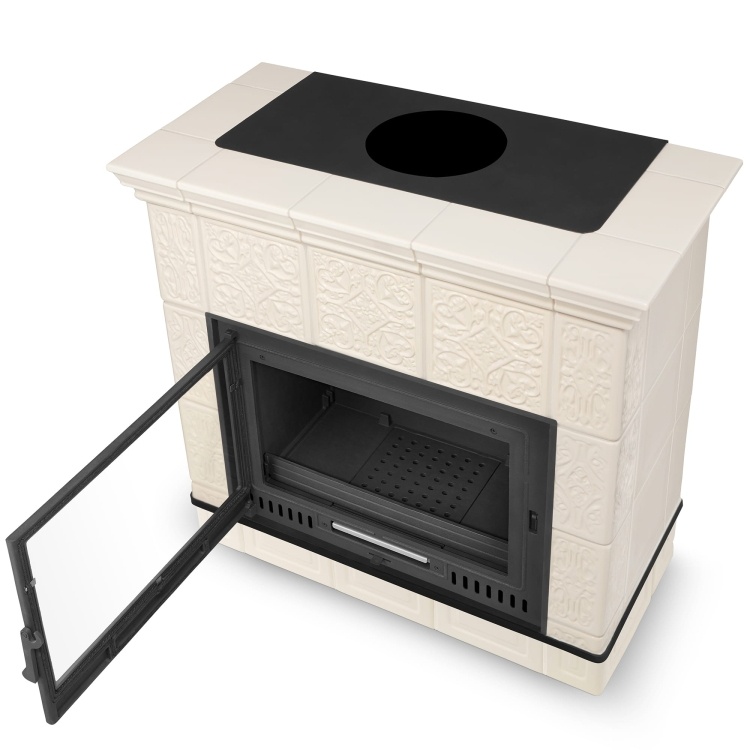 MALLORCA Keramische Kachel met gietijzeren inzetstuk - HIGHER