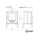 KAWMET P8 Gietijzeren Kachel 7,9 kW EkoProjekt 2022