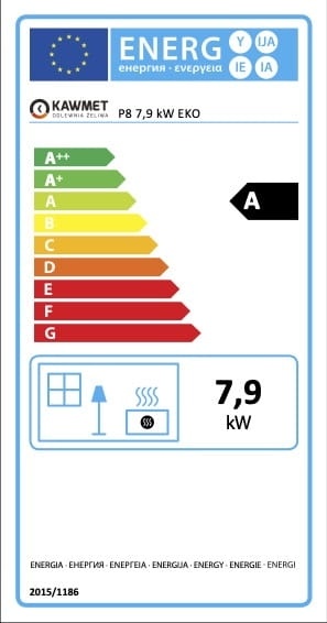 Houtkachel - 7,9 kW - gietijzer - vrijstaand - Eco Design