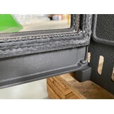 Inbouwhaard - gietijzeren houtkachel - 11,9 kW - zwart