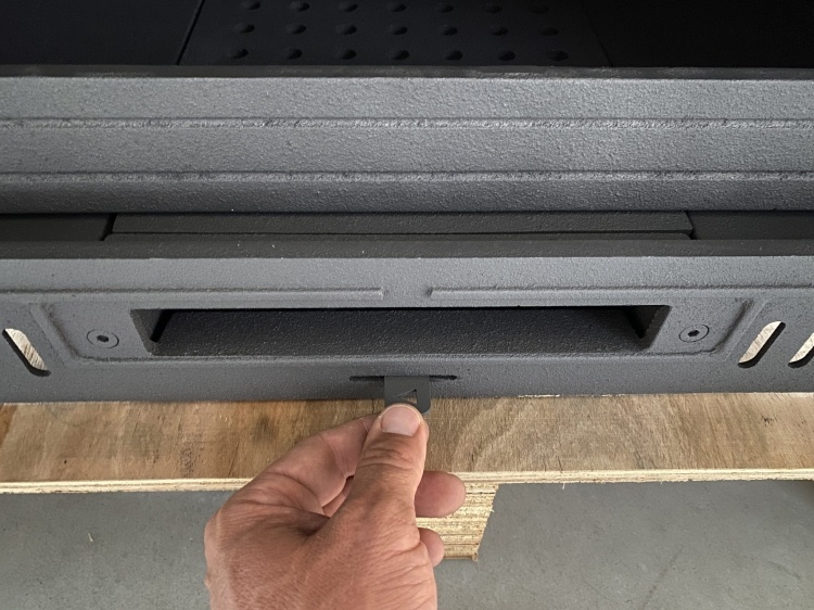 Inbouwhaard - gietijzeren houtkachel - 11,9 kW - zwart