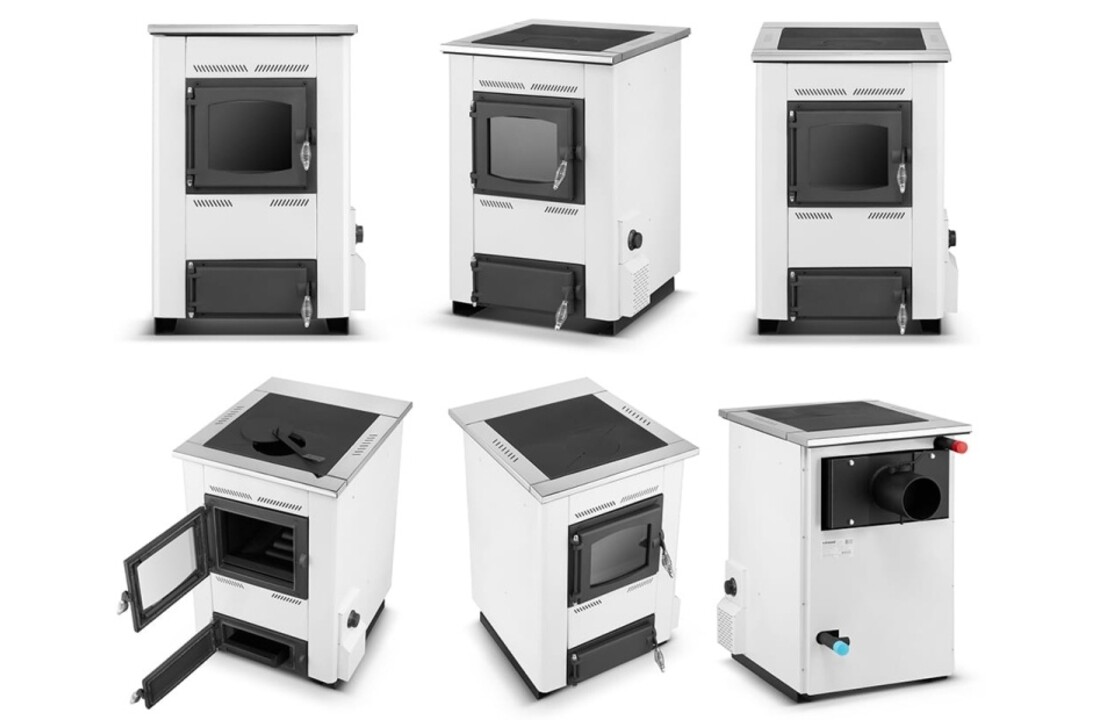 Kachel Temy ES 15 kW Wit - 5e Klasse, EcoDesign