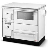 ALFA TERM 20 Kolenkachel Wit met Watermantel - 22.9 kW