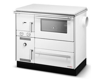 ALFA TERM 20 Kolenkachel Wit met Watermantel - 22.9 kW