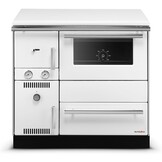 ALFA TERM 20 Kolenkachel Wit met Watermantel - 22.9 kW