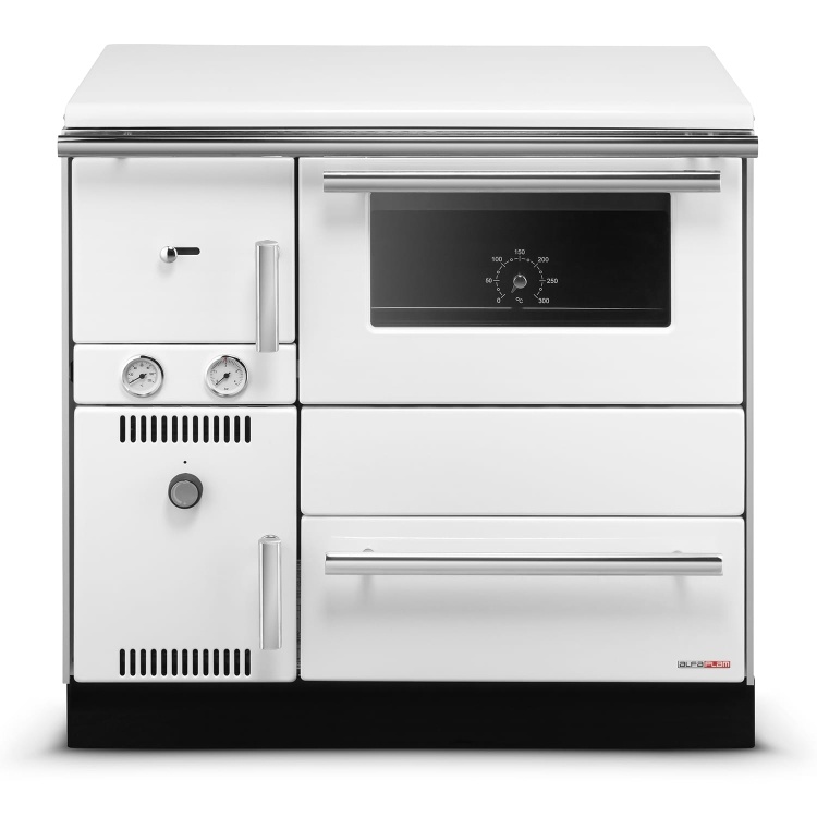 ALFA TERM 20 Kolenkachel Wit met Watermantel - 22.9 kW