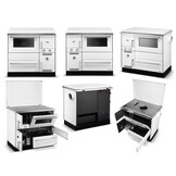 ALFA TERM 20 Kolenkachel Wit met Watermantel - 22.9 kW