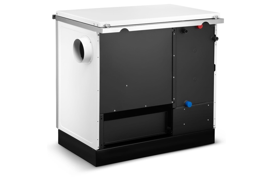 ALFA TERM 20 Kolenkachel Wit met Watermantel - 22.9 kW