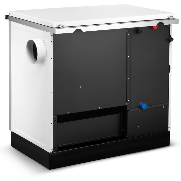 ALFA TERM 20 Kolenkachel Wit met Watermantel - 22.9 kW