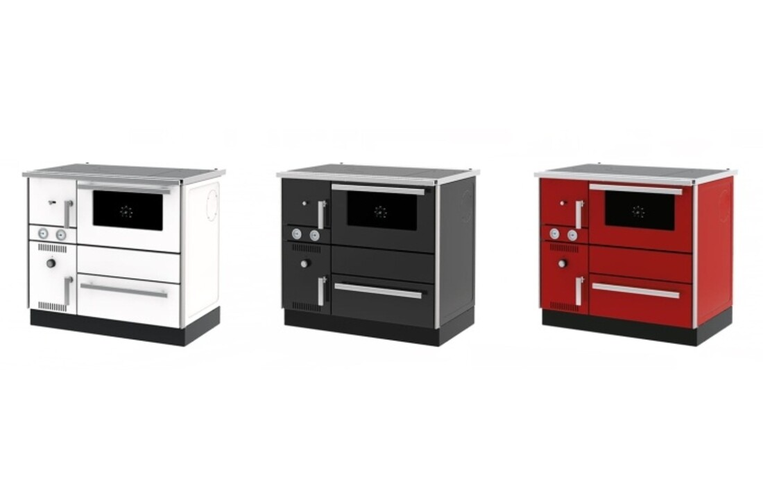 ALFA TERM 20 Kolenkachel Wit met Watermantel - 22.9 kW