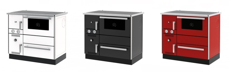 ALFA TERM 20 Kolenkachel Wit met Watermantel - 22.9 kW